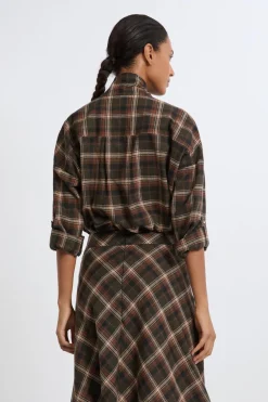 ETAM Camisas Fluidas|Camisas Chic|Camisa estampada de algodón HENNA