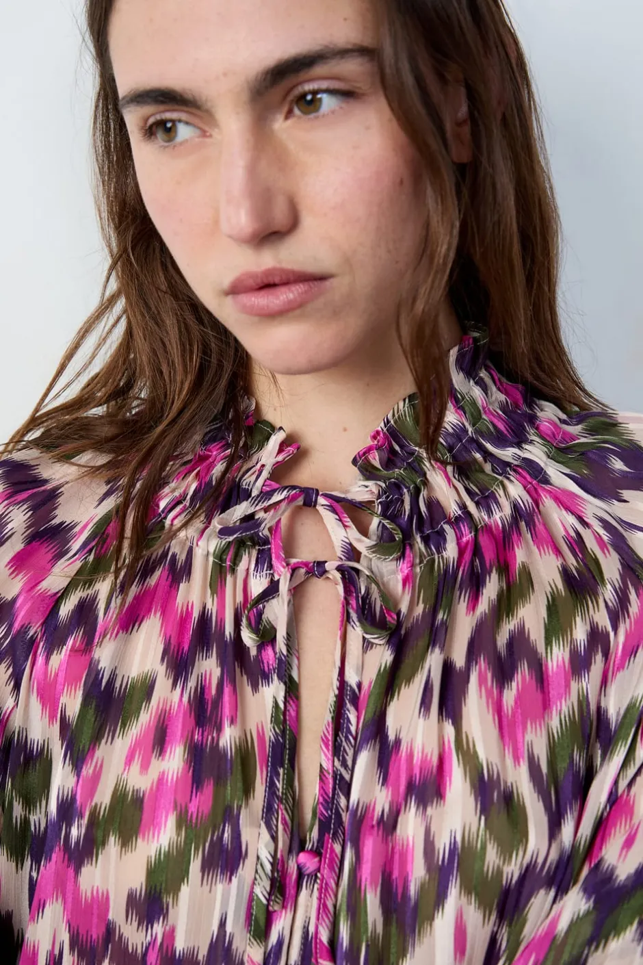 ETAM Camisas Y Blusas Estampadas|Camisas Fluidas|Camisa fluida estampada MULTICOLOR