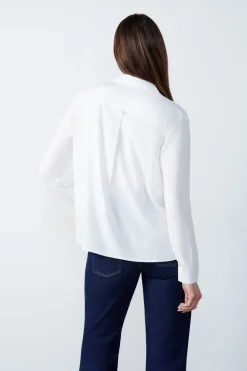 ETAM Camisas Fluidas|Camisas Clásicas|Camisas de manga larga BLANCO