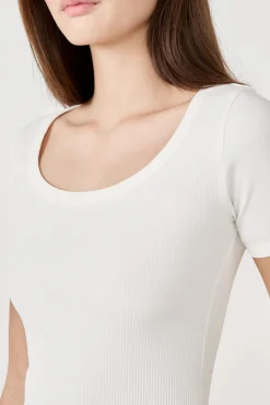 ETAM Partes De Arriba De Pijama|Los Pijamas Más Responsables|Camiseta de pijama manga corta BLANCO