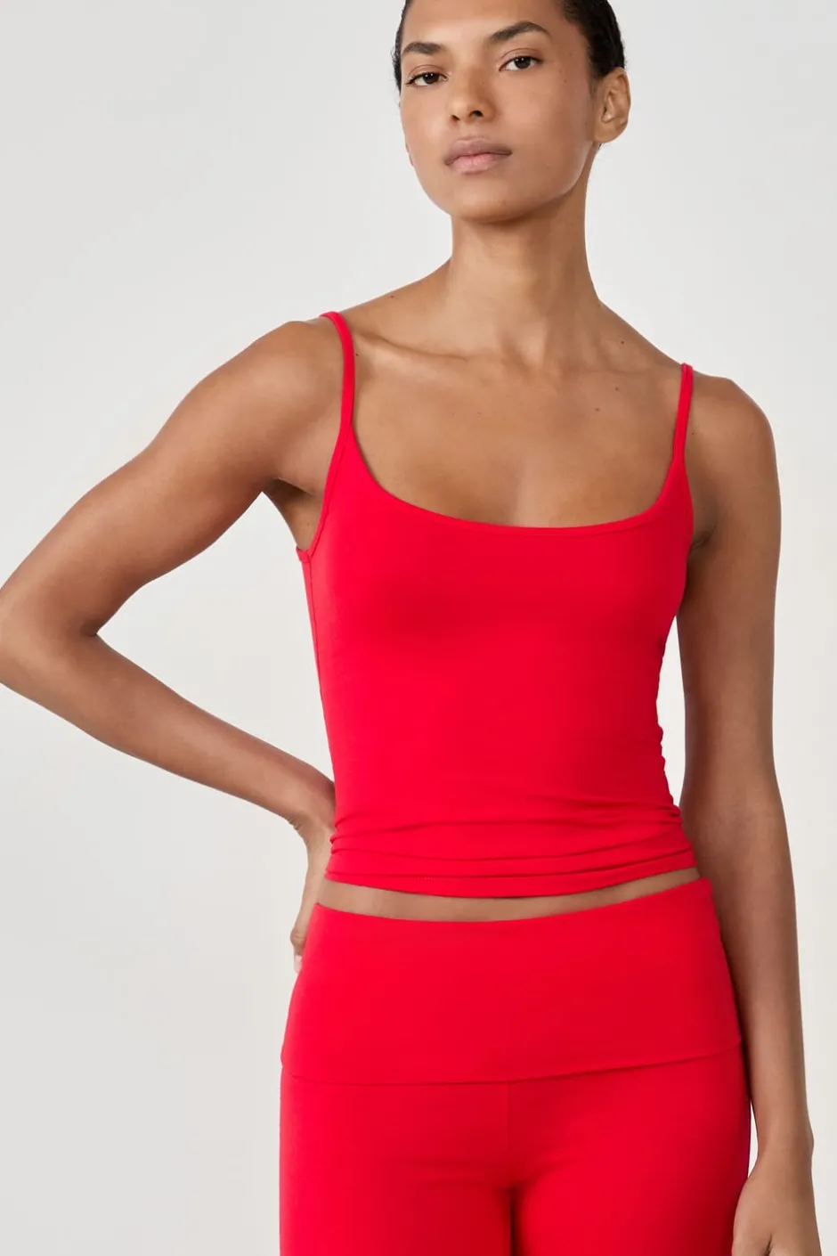 ETAM Homewear|Partes De Arriba De Pijama|Camiseta de tirantes de pijama ROJO