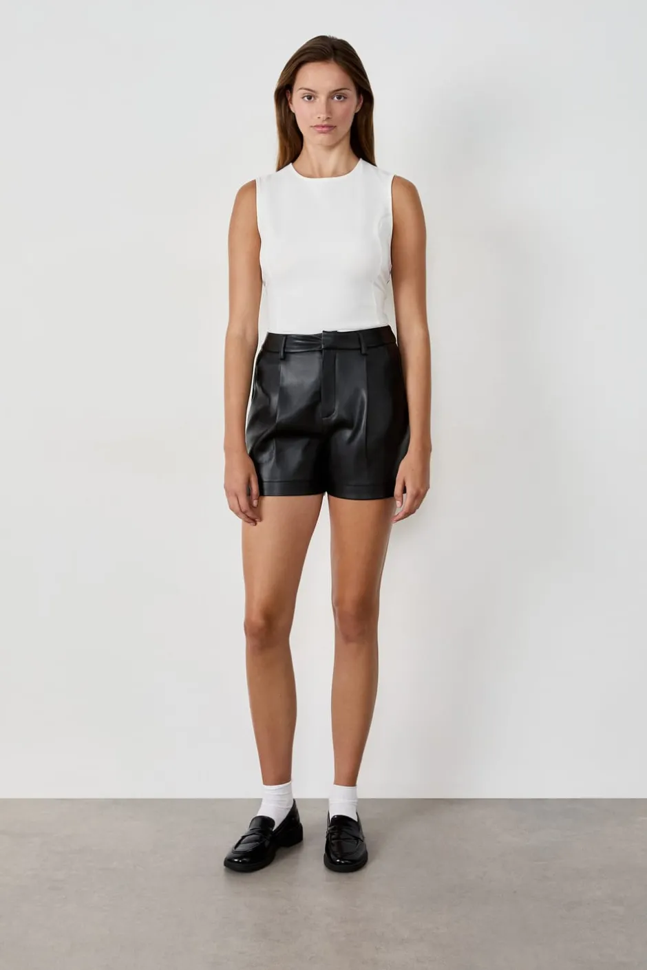 ETAM Cuello Redondo|Camiseta sin mangas BLANCO