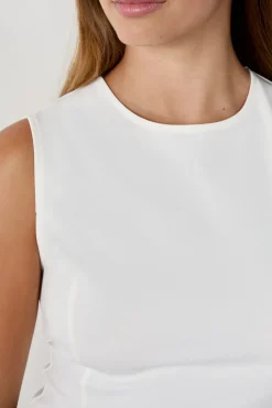 ETAM Cuello Redondo|Camiseta sin mangas BLANCO