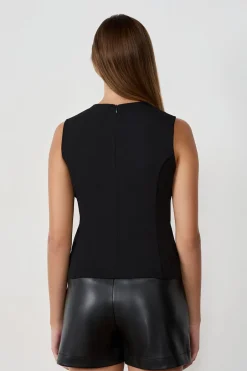 ETAM Cuello Redondo|Camiseta sin mangas NEGRO
