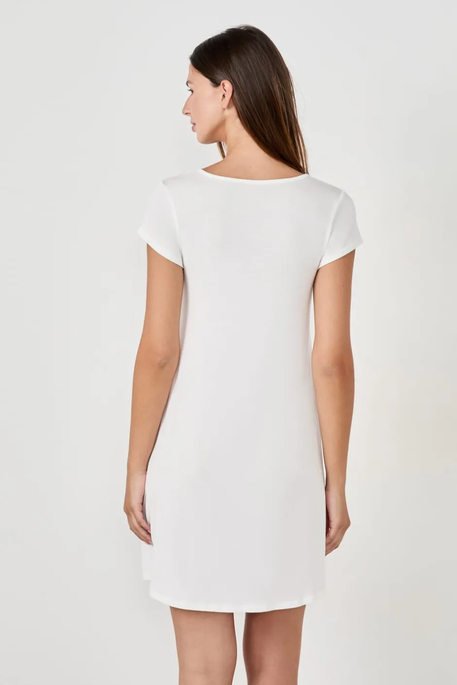 ETAM Pijamas Esenciales|Camisones De Tirantes|Camisón de manga corta BLANCO