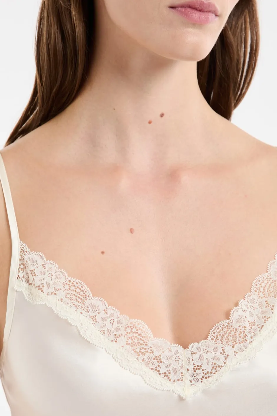 ETAM Pijamas De Seda|Camisones De Tirantes|Camisón de seda PERLA