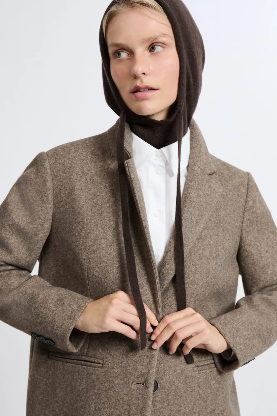 ETAM Gorros|Capucha de cashmere MARRÓN