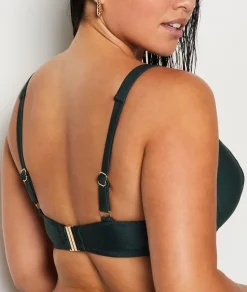 ETAM Con Aro|Cesta top de bikini VERDE