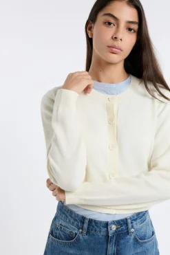 ETAM Chaquetas|Chaleco mini de manga larga lino