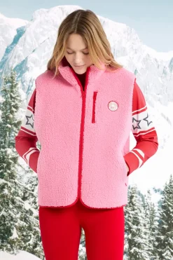 ETAM Los Pijamas Más Responsables|Ponchos, Sudaderas Y Chaquetas|Chaleco sin mangas ROSA