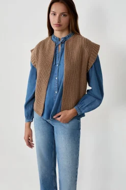 ETAM Chaquetas Sin Mangas|Chaquetas|Chaleco sin mangas TAUPE