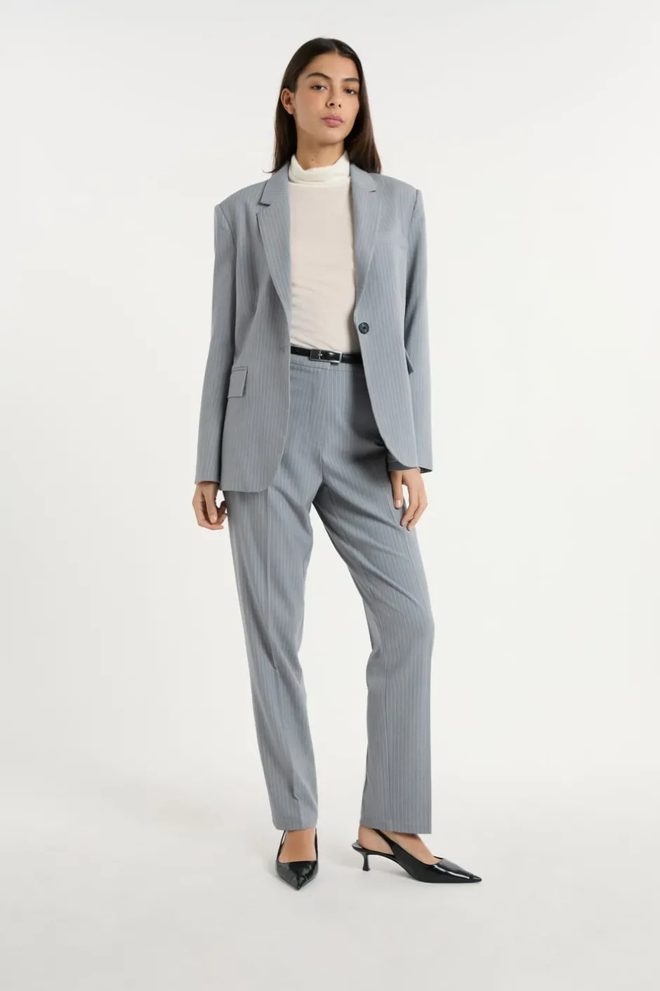 ETAM Chaquetas|Blazers|Chaqueta blazer con botones GRIS
