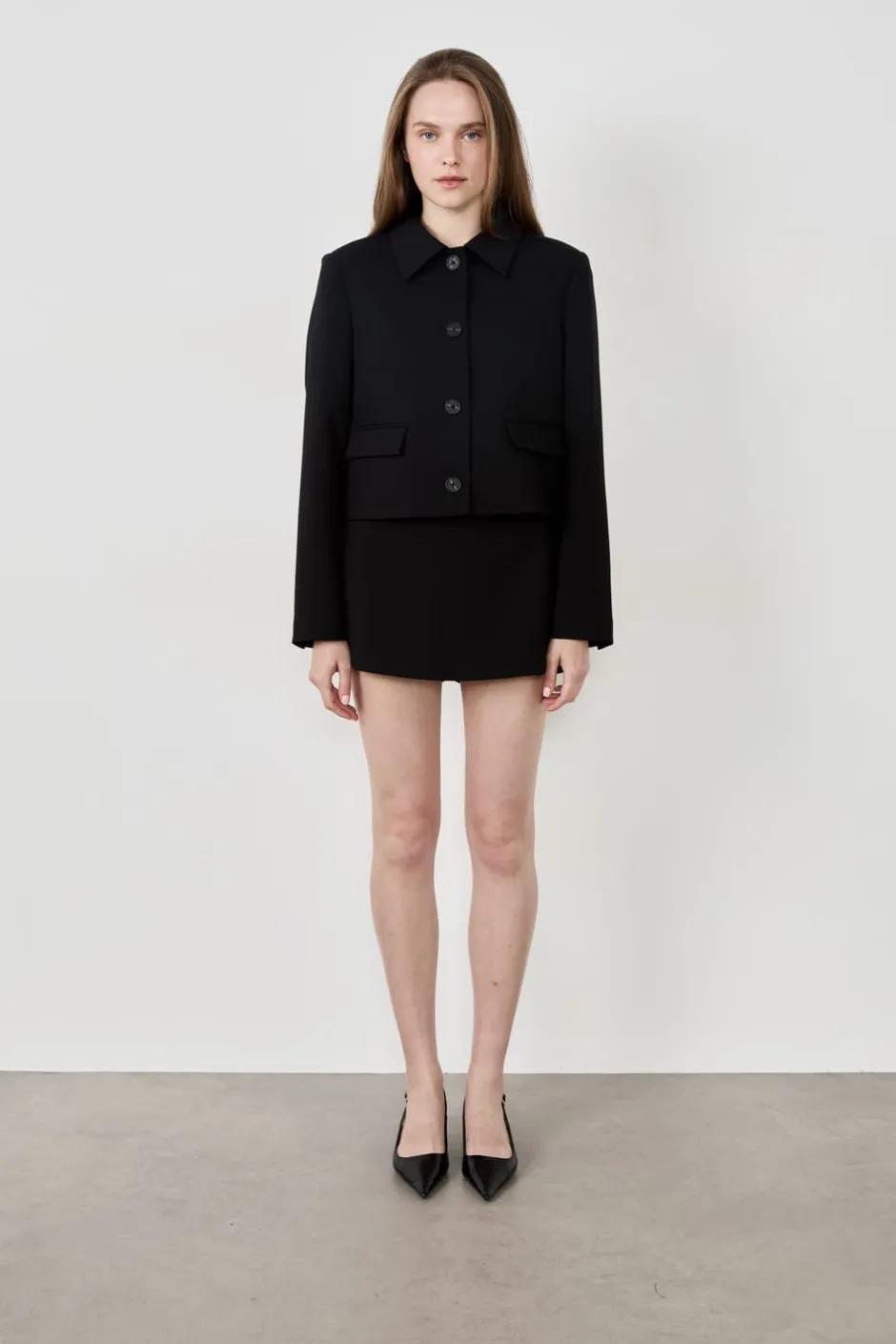 ETAM Chaquetas|Blazers|Chaqueta blazer corta NEGRO