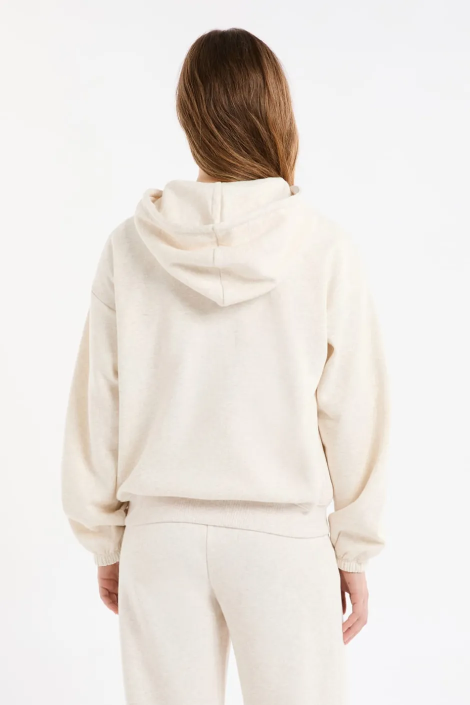 ETAM Homewear|Ponchos, Sudaderas Y Chaquetas|Chaqueta con capucha y algodón BEIGE