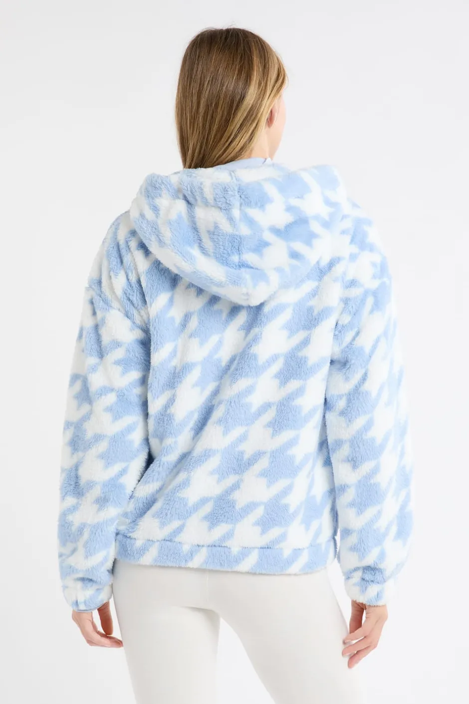 ETAM Los Pijamas Más Responsables|Ponchos, Sudaderas Y Chaquetas|Chaqueta con estampado efecto polar Azul