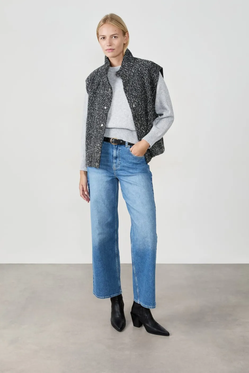 ETAM Chaquetas Sin Mangas|Chaquetas|Chaqueta sin mangas GRIS