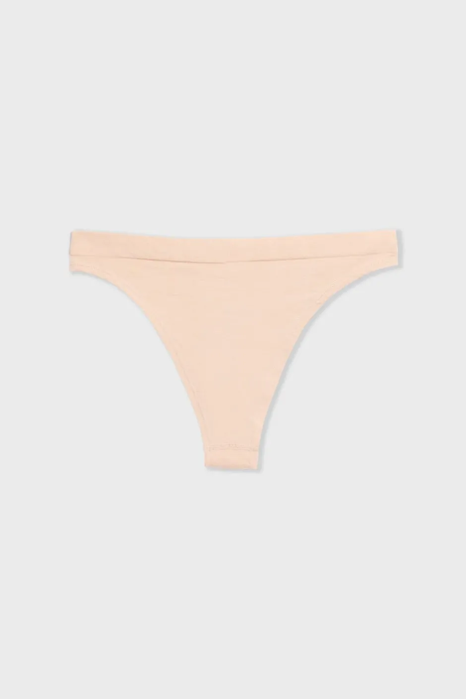 ETAM Braguitas Novias|Tanga Brasileño|Cómodo tanga de algodón NATURAL