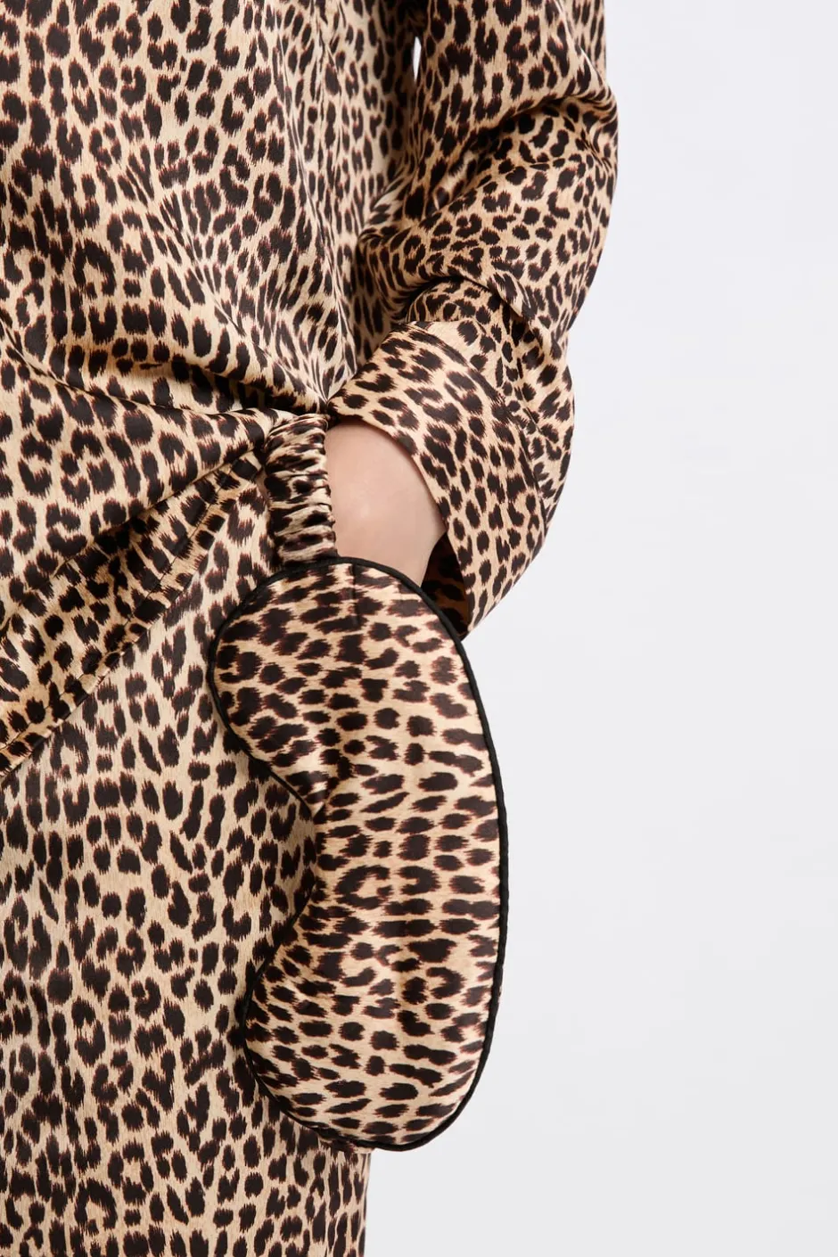 ETAM Los Pijamas Más Responsables|Pijamas 2 Y 3 Piezas|Conjunto de pijama de 2 piezas con estampado y antifaz IMP FD MARRON