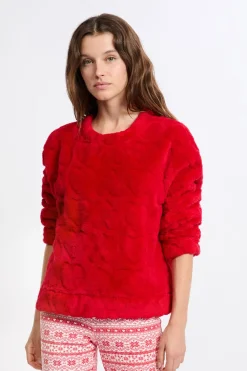 ETAM Los Pijamas Más Responsables|Pijamas 2 Y 3 Piezas|Conjunto de pijama de 2 piezas con estampado ROJO