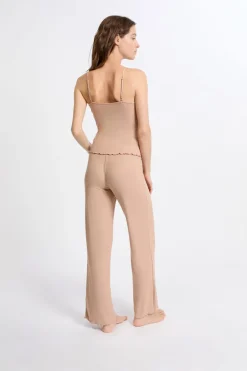 ETAM Homewear|Pijamas 2 Y 3 Piezas|Conjunto de pijama de 2 piezas de punto fino TOPO