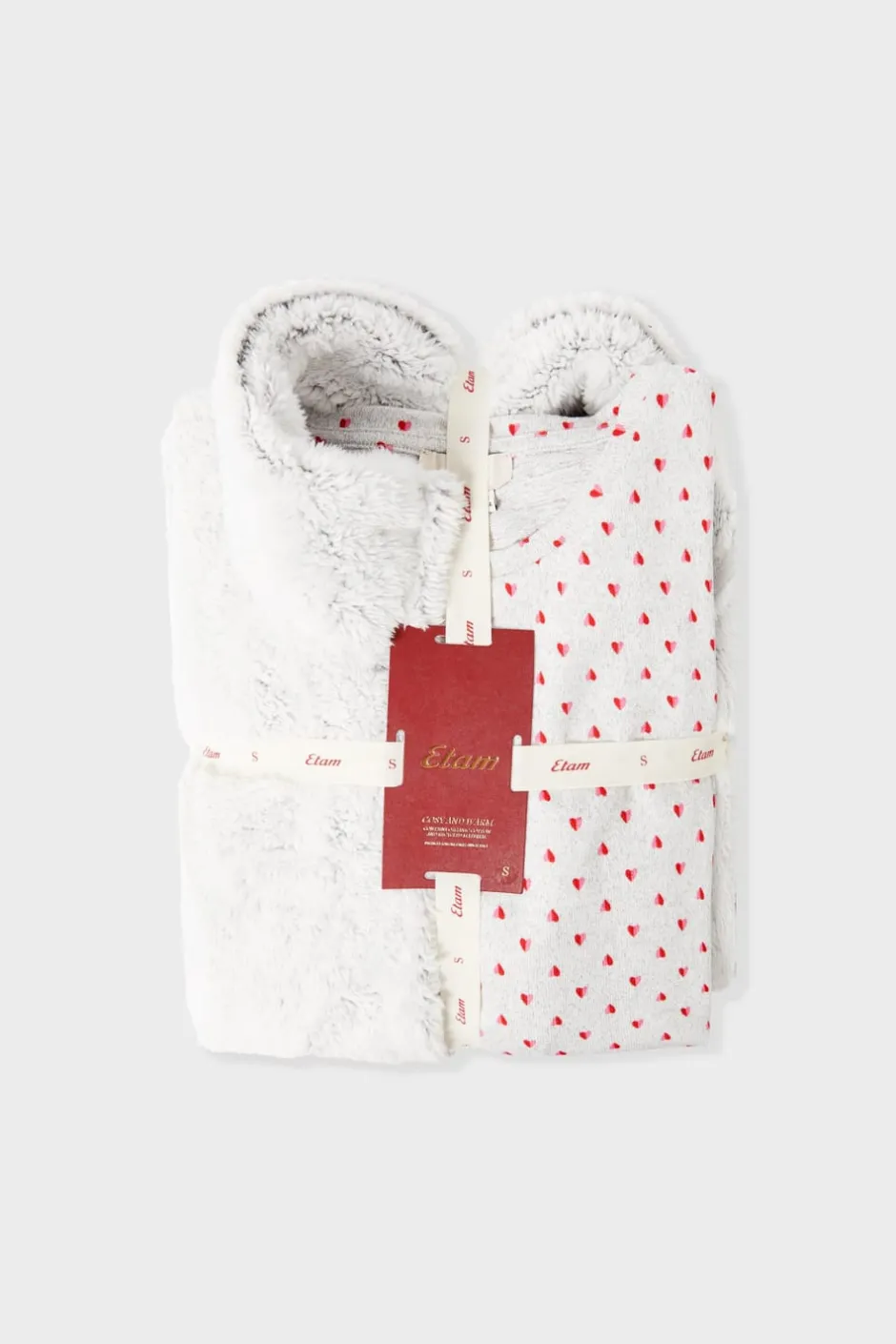 ETAM Pijamas Calentitos|Pijamas 2 Y 3 Piezas|Conjunto de pijama de 3 piezas GRIS