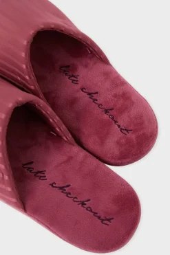 ETAM Zapatillas|Conjunto de zapatillas destalonadas y antifaz PETUNIA