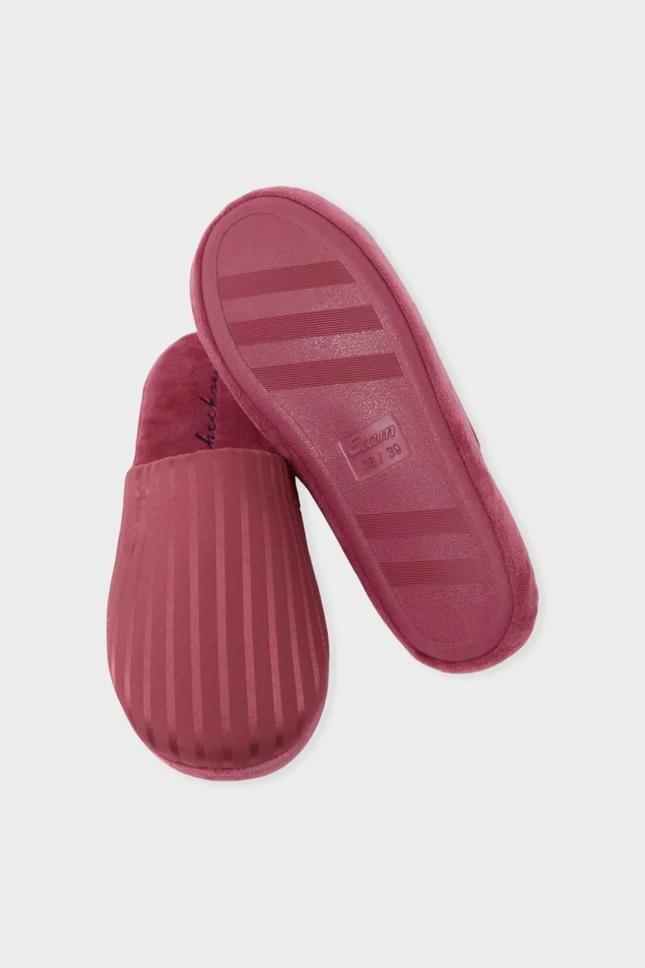 ETAM Zapatillas|Conjunto de zapatillas destalonadas y antifaz PETUNIA