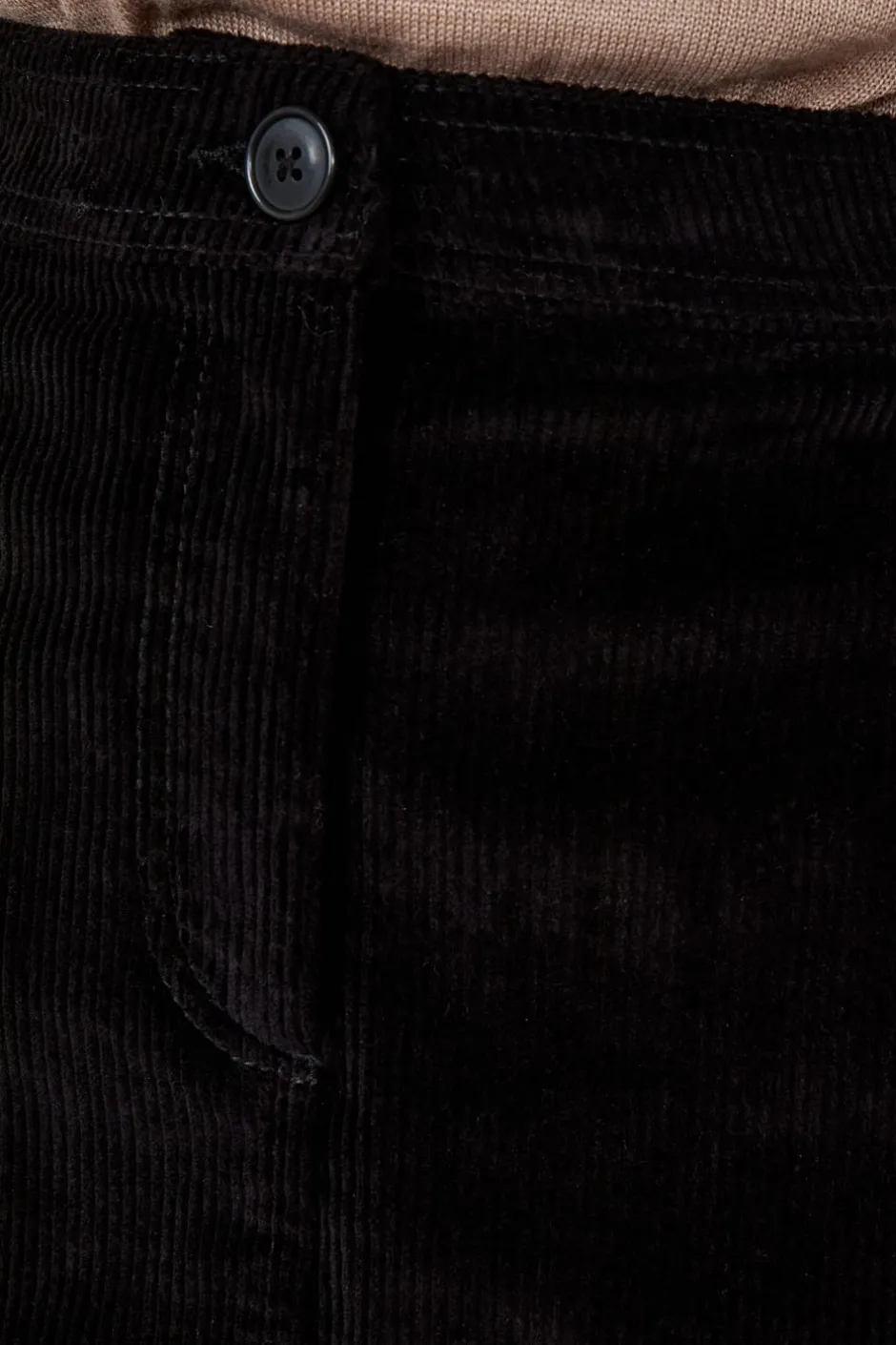 ETAM Faltas Cortas|Faldas|Falda corta de terciopelo NEGRO