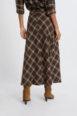 ETAM Faldas Largas|Faldas|Falda larga estampada de algodón HENNA