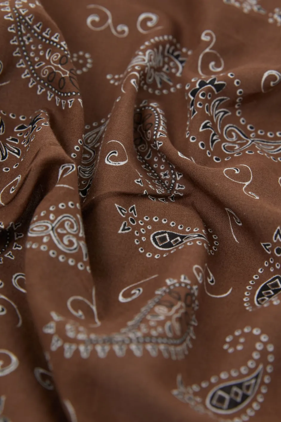 ETAM Bufandas Y Pañuelos|Foulard estampado de algodón CHOCOLATE