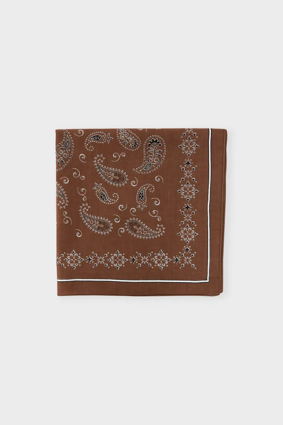 ETAM Bufandas Y Pañuelos|Foulard estampado de algodón CHOCOLATE