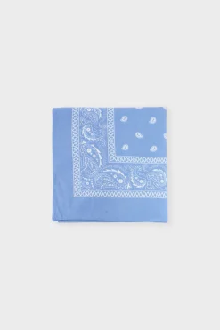 ETAM Bufandas Y Pañuelos|Foulard estampado de algodón AZUL CLARO