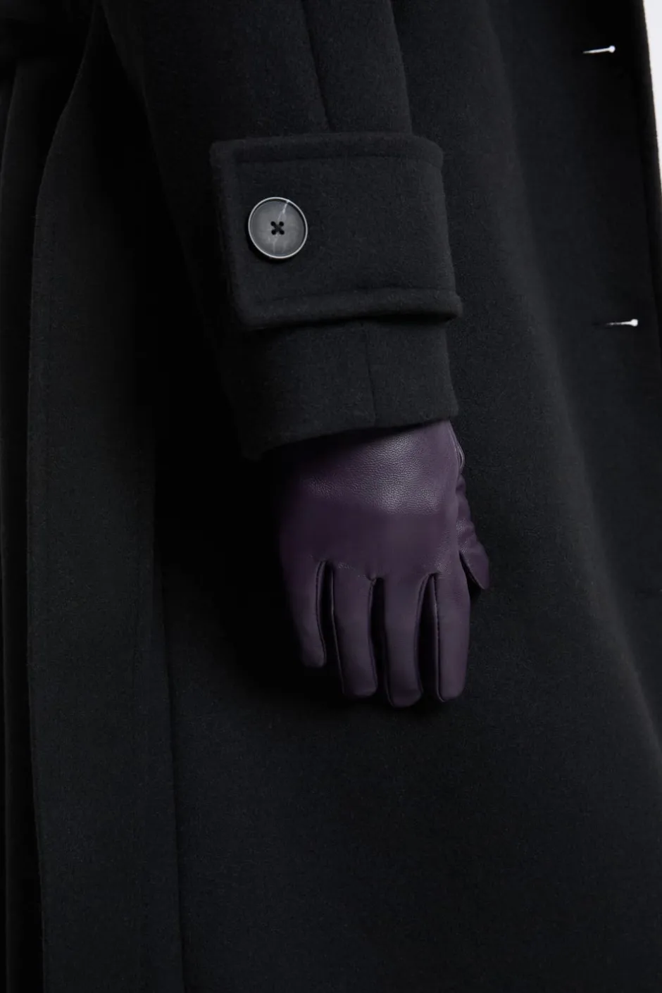 ETAM Guantes|Guantes de cuero MORADO