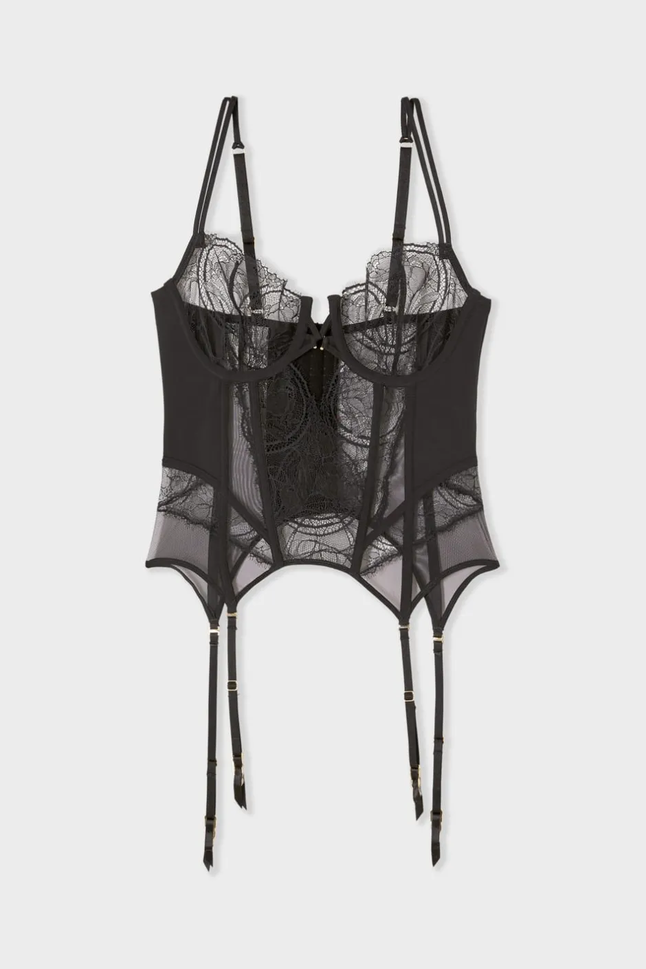 ETAM Sujetadores De Encaje|Balconette|Guêpière en dentelle NOIR