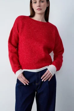 ETAM Cuello Redondo|Jerséis|Jersey de manga larga CARDINAL