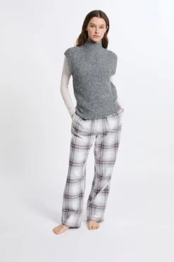 ETAM Los Pijamas Más Responsables|Ponchos, Sudaderas Y Chaquetas|Jersey sin mangas con cuello alto GRIS