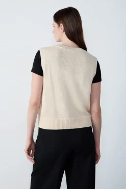 ETAM Cuello Redondo|Jersey sin mangas estampado 