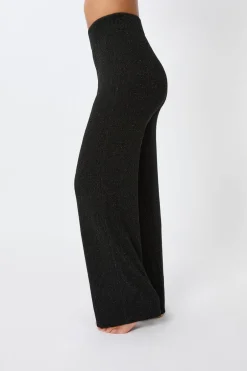 ETAM Leggings|Medias Y Calcetines|Leggings anchos tejidos brillantes NEGRO