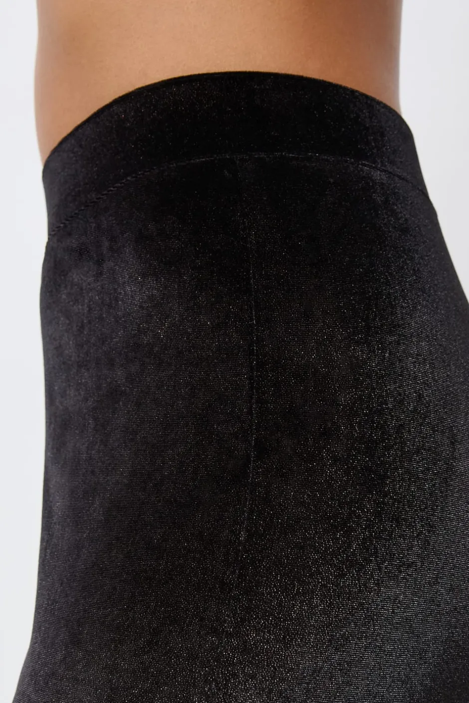 ETAM Leggings|Medias Y Calcetines|Leggings anchos tejidos brillantes NEGRO