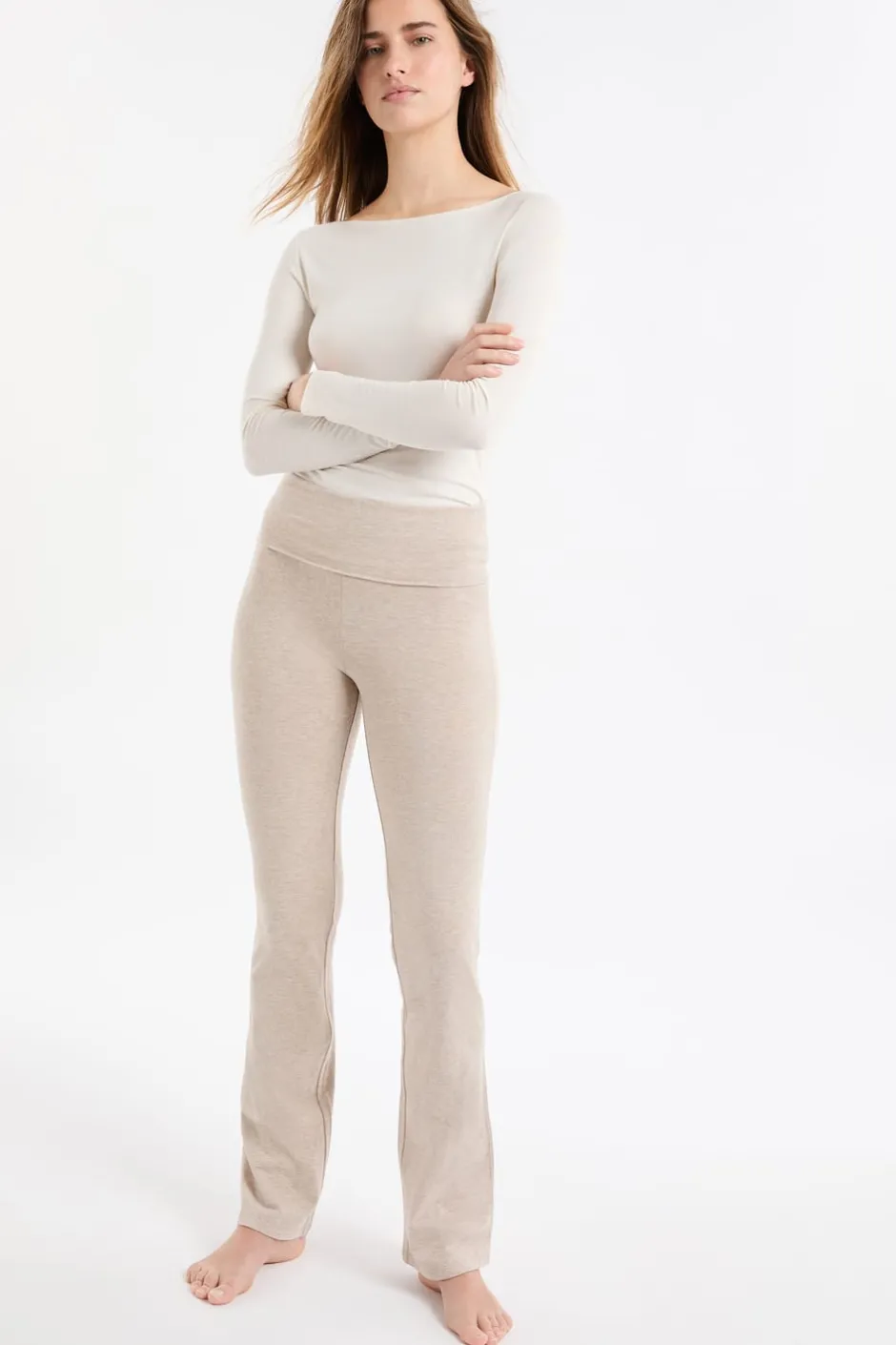 ETAM Homewear|Los Pijamas Más Responsables|Leggings de algodón MARRÓN