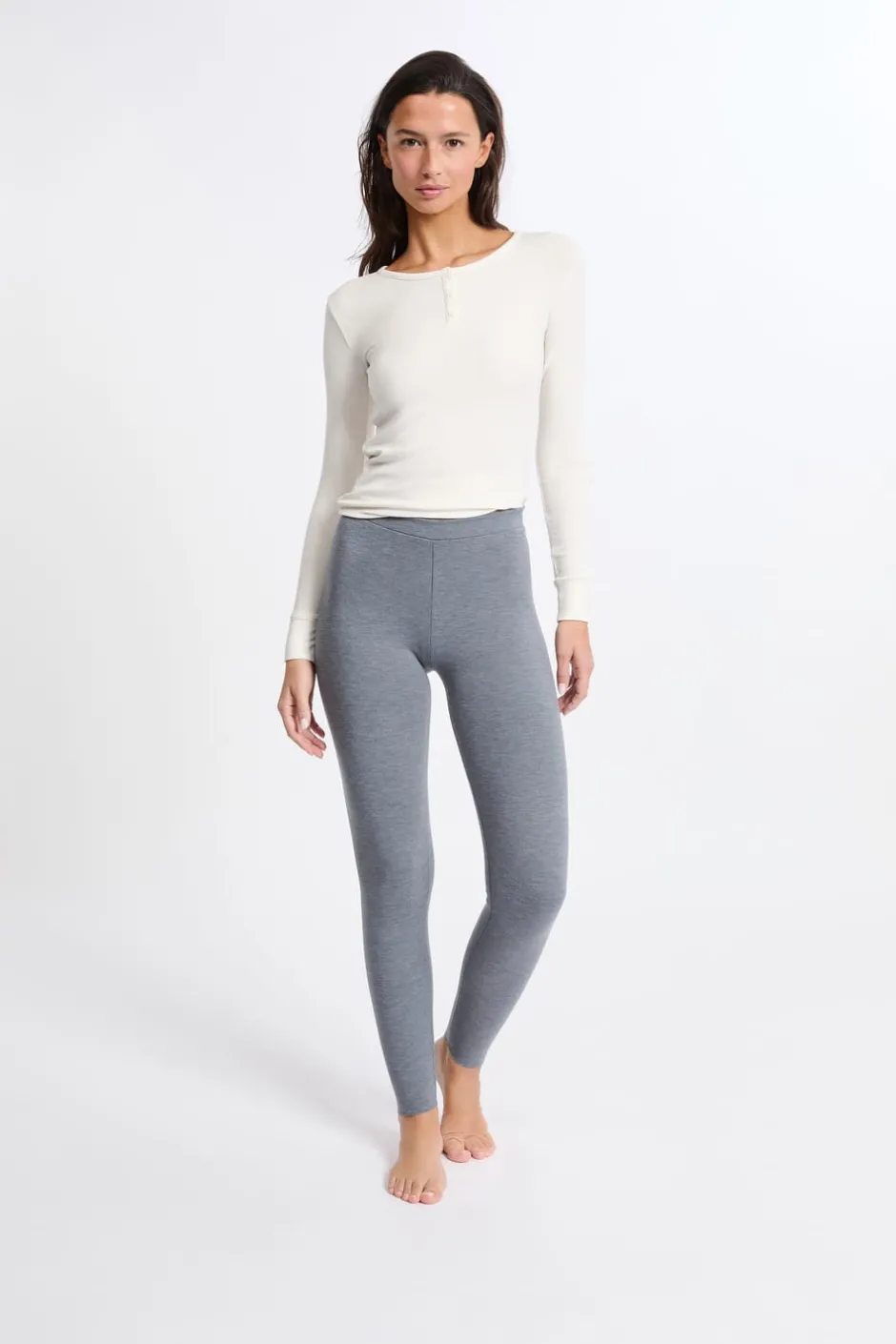 ETAM Pijamas Calentitos|Partes De Abajo De Pijama|Leggings largos ANTRACITA