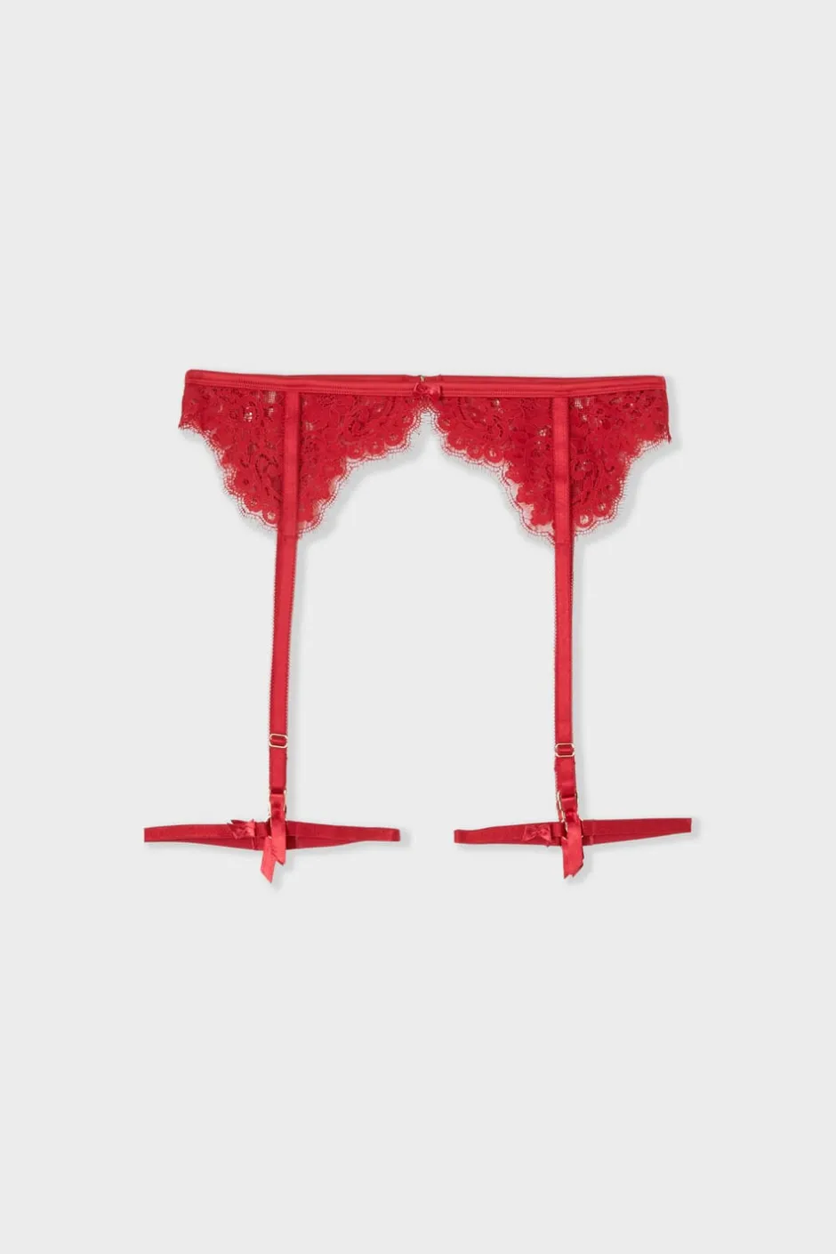 ETAM Ligueros|Liguero de encaje ROJO
