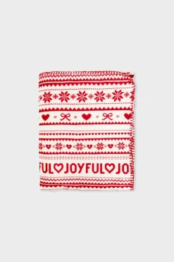 ETAM Accesorios|Manta estampada ROJO