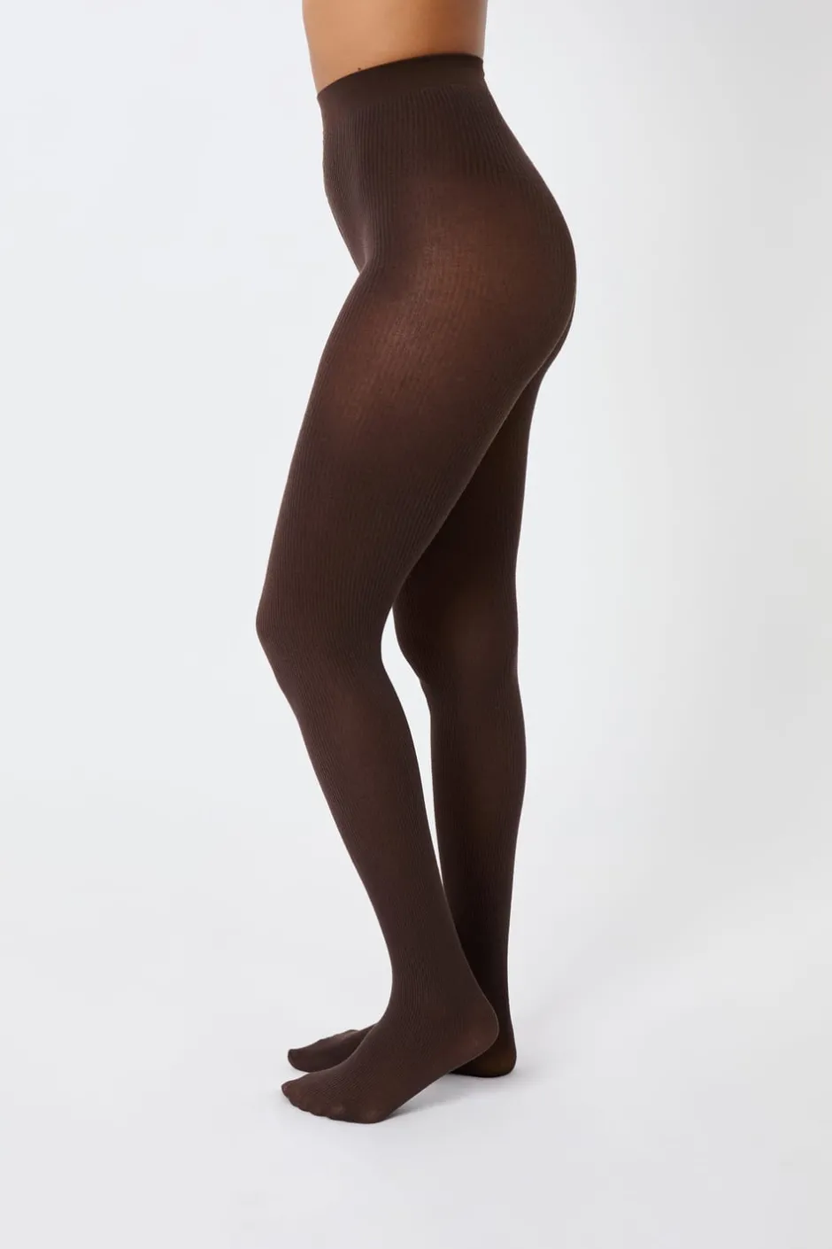 ETAM Medias Y Calcetines|Medias opacas con cashmere MARRÓN