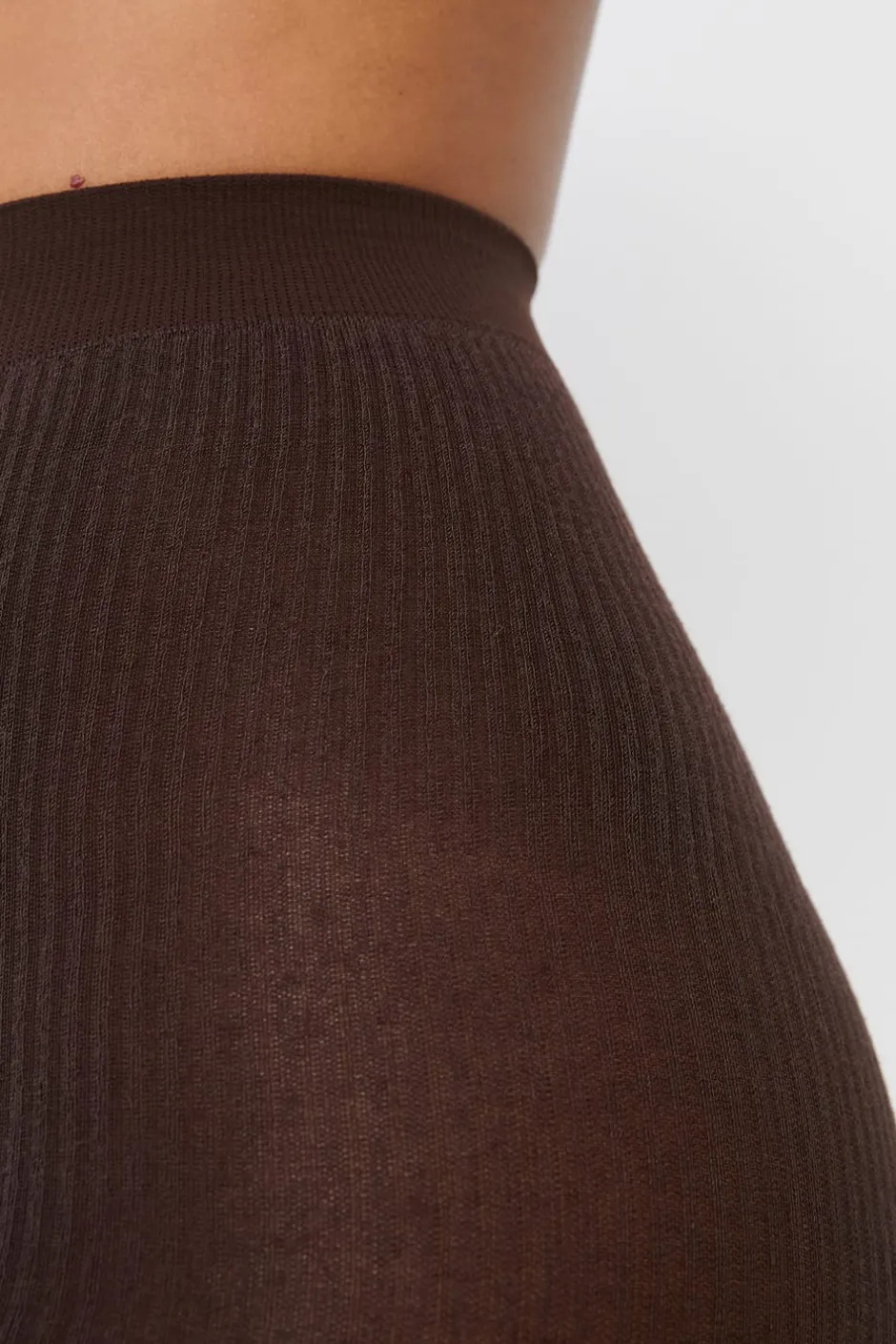 ETAM Medias Y Calcetines|Medias opacas con cashmere MARRÓN