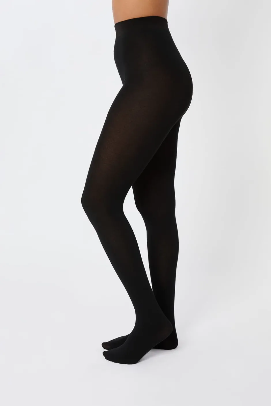 ETAM Medias Y Calcetines|Medias opacas con cashmere NEGRO