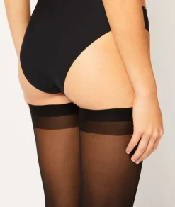 ETAM Medias Y Calcetines|Medias sin costuras efecto segunda piel - 30D NEGRO