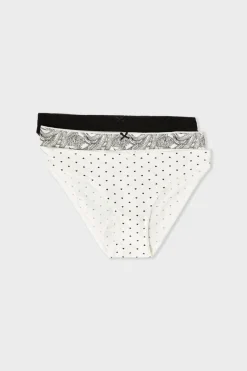 ETAM Braguita|Packs De Braguitas|Pack de 3 braguitas de algodón NEGRO