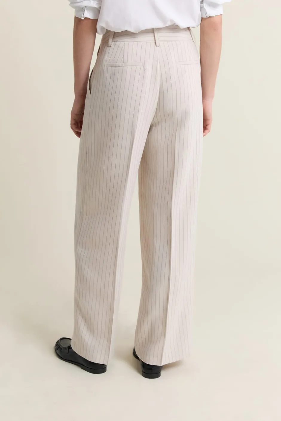 ETAM Corte Ancho|Pantalones|Pantalón a rayas IMP FD crudo