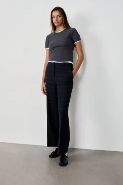 ETAM Corte Ancho|Pantalones|Pantalón a rayas ENCRE